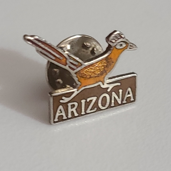 Vintage Mafco roadrunner brooch pin enamel Arizona collectible euc estate vtg - Picture 3 of 6